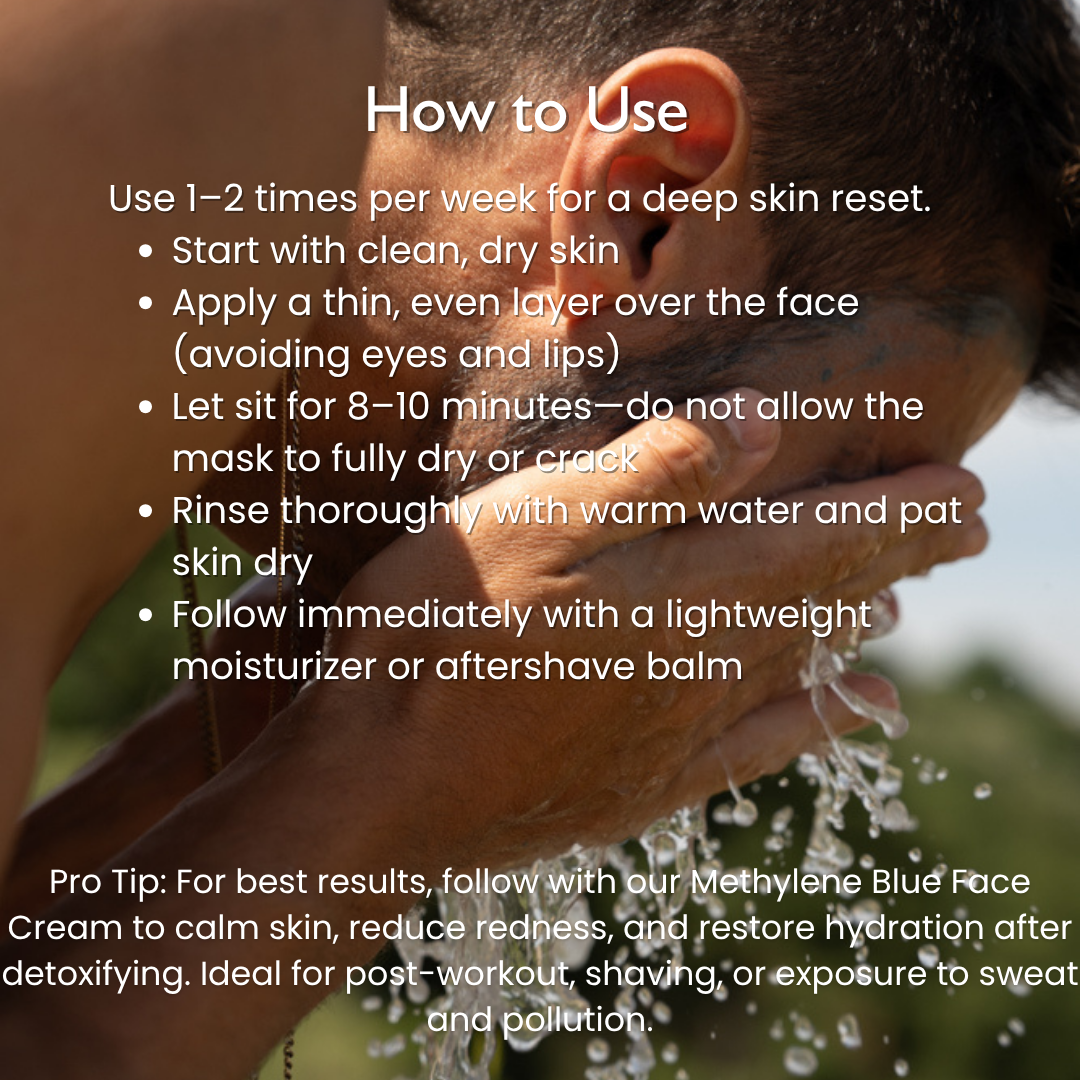 Regi:MEN™ Detox Face Mask – Deep Cleanse with Dead Sea Mud + Charcoal