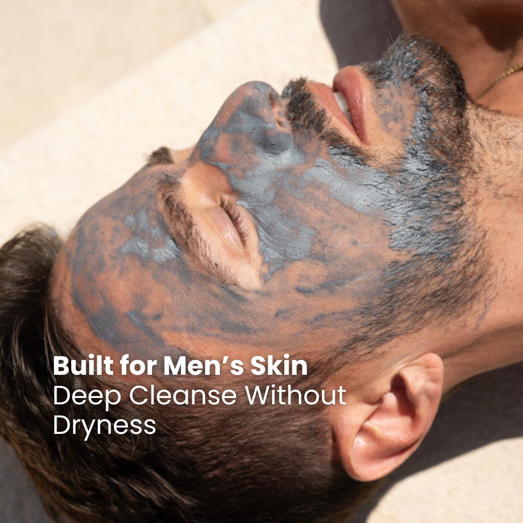 Regi:MEN™ Detox Face Mask – Deep Cleanse with Dead Sea Mud + Charcoal