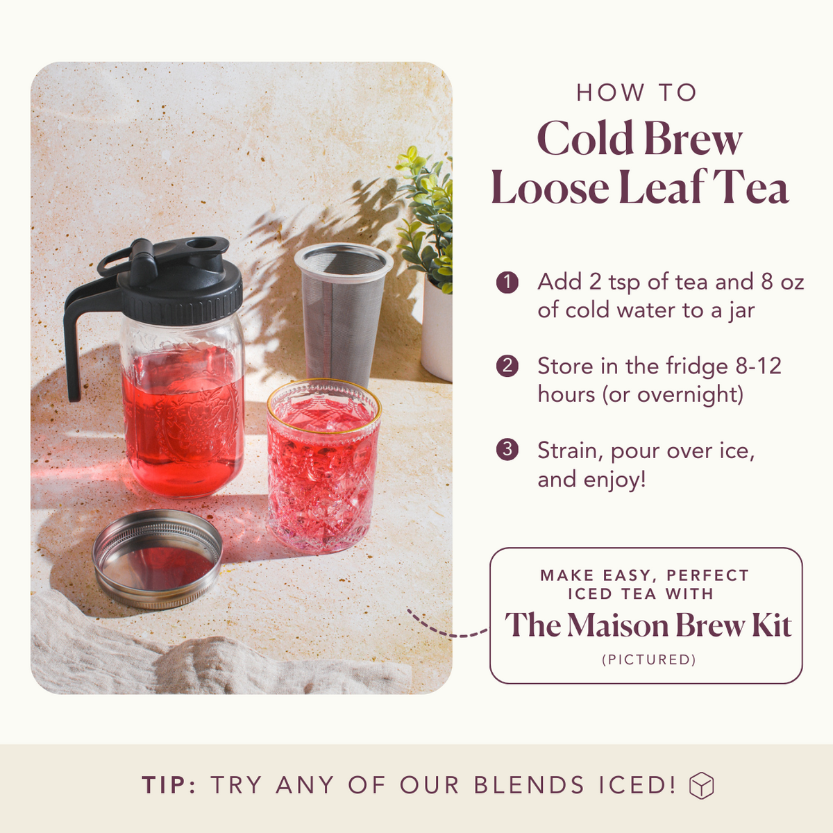 The Self Care Blend Herbal Tea (Elderberry - Apricot)