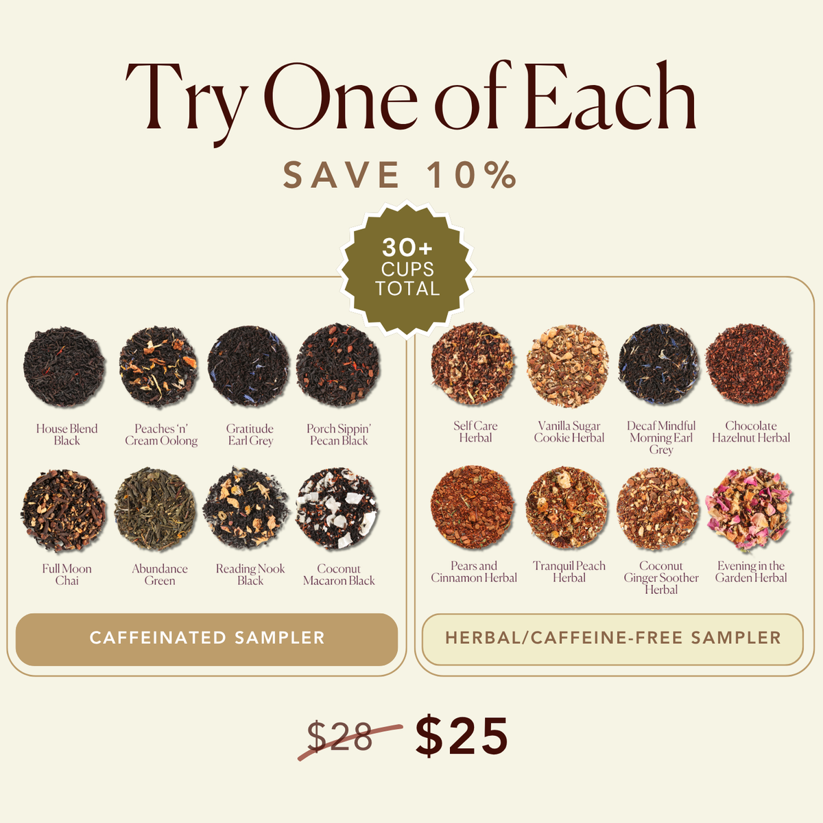 Best Sellers Tea Sampler Set