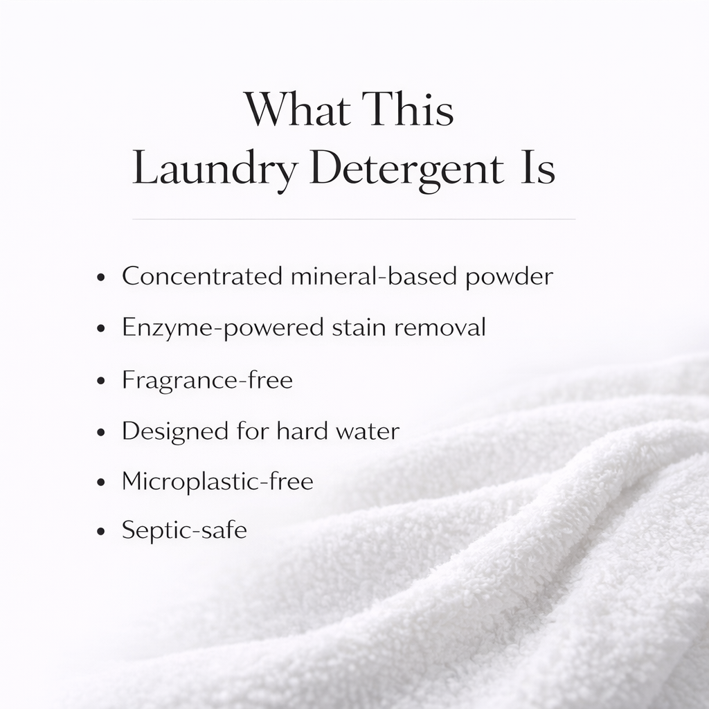 Greenmaid™ Mineral-Based Laundry Detergent Powder (Enzyme-Powered Stain Removal)