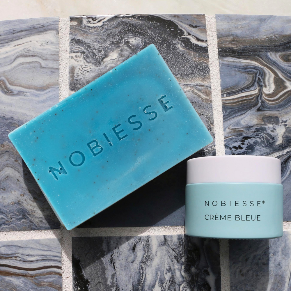 Nobiesse Methylene Blue Soap and Lotion - Antioxidant-Rich Skincare Duo for Renewed Radiance