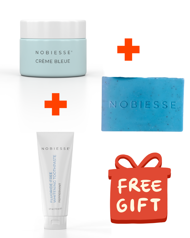 FREE GIFTS - Methylene Blue Face Cream with Free Methylene Blue Soap AND Free Whitening Toothpaste - Bundle #51