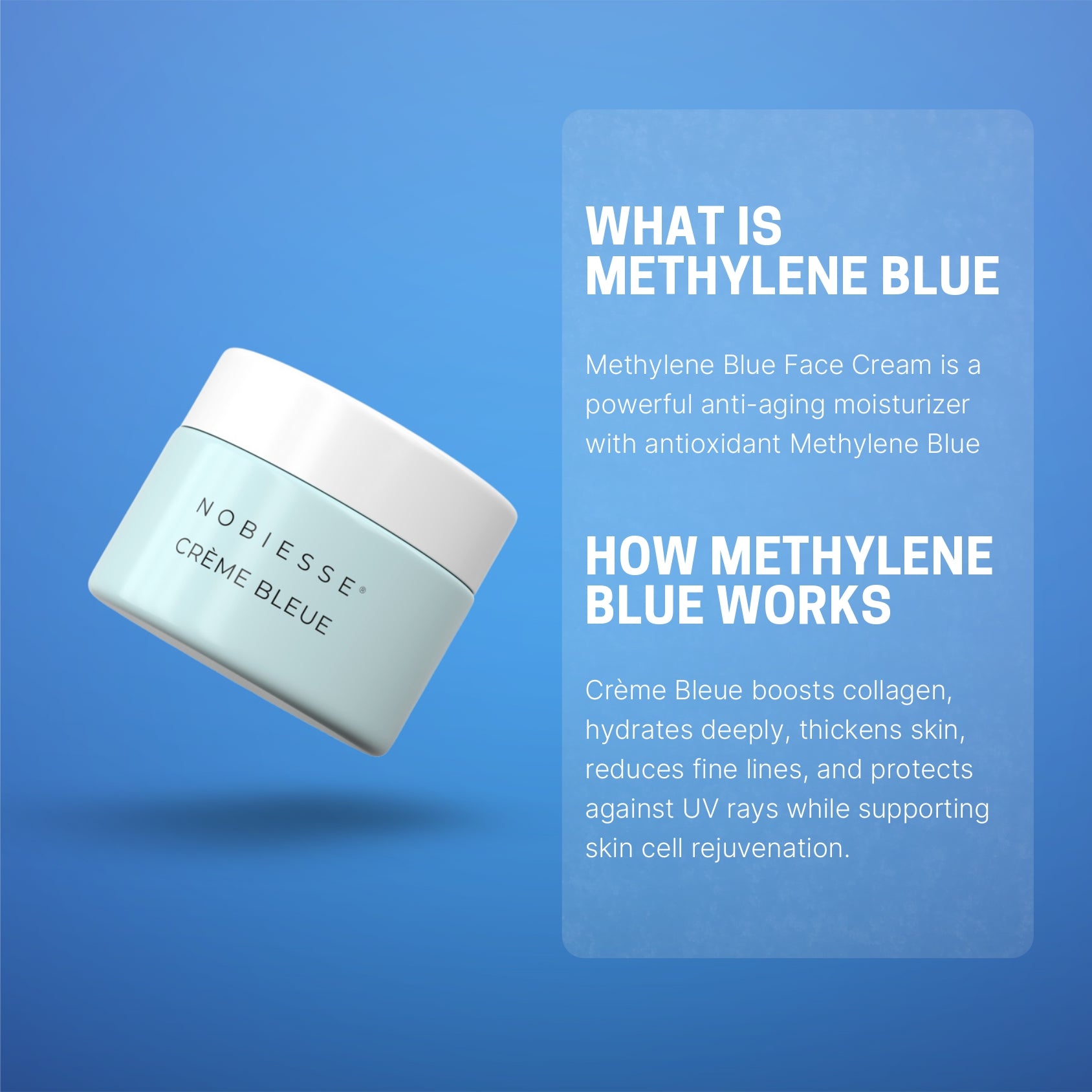 FREE GIFTS - Methylene Blue Face Cream with Free Methylene Blue Soap AND Free Whitening Toothpaste - Bundle #51